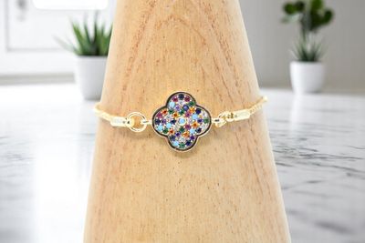 Evil Eye Van Cleef Gold Bracelet