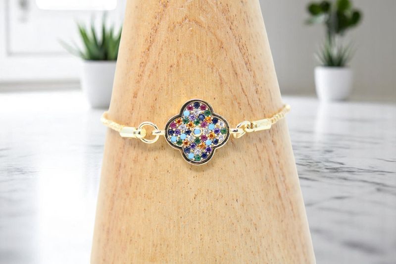 Evil Eye Van Cleef Gold Bracelet