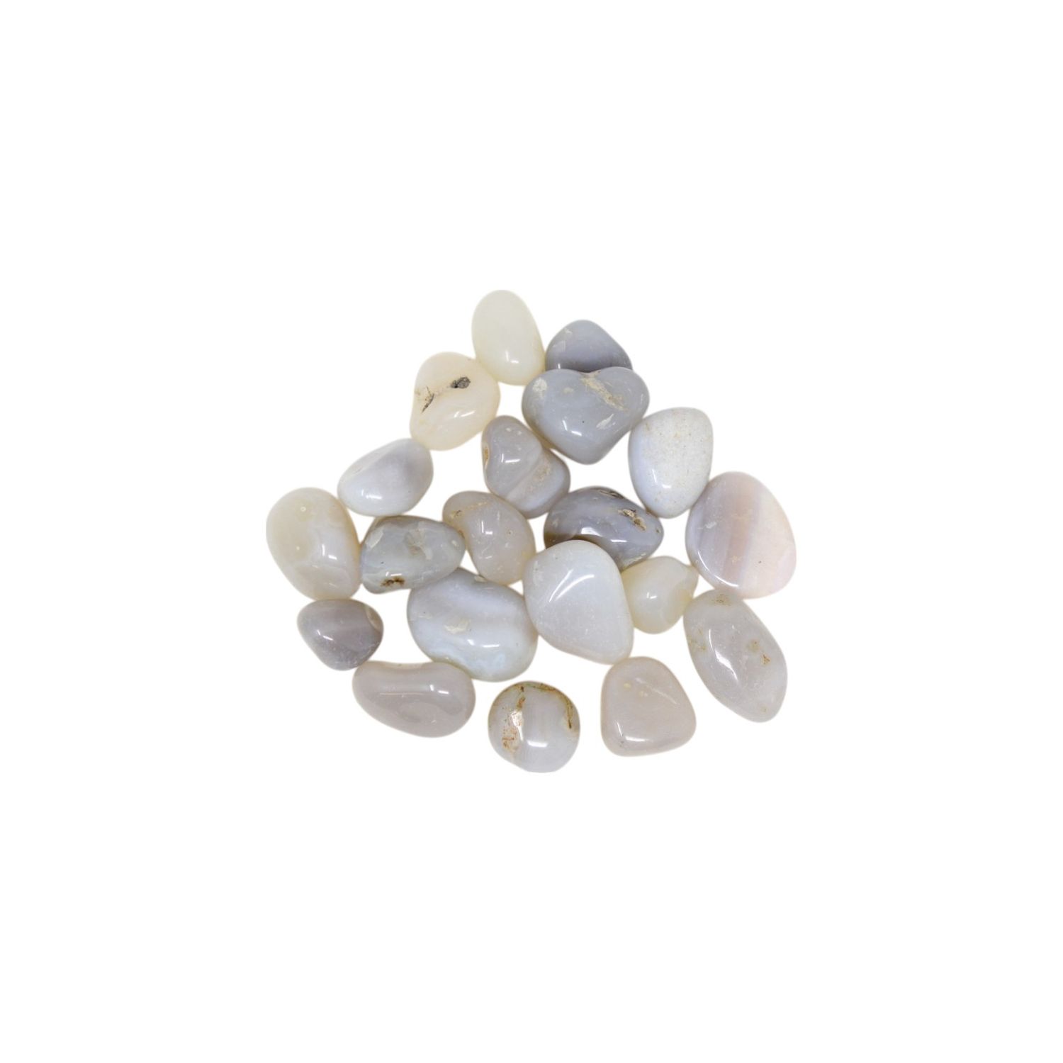 Banded Grey Agate Tumble