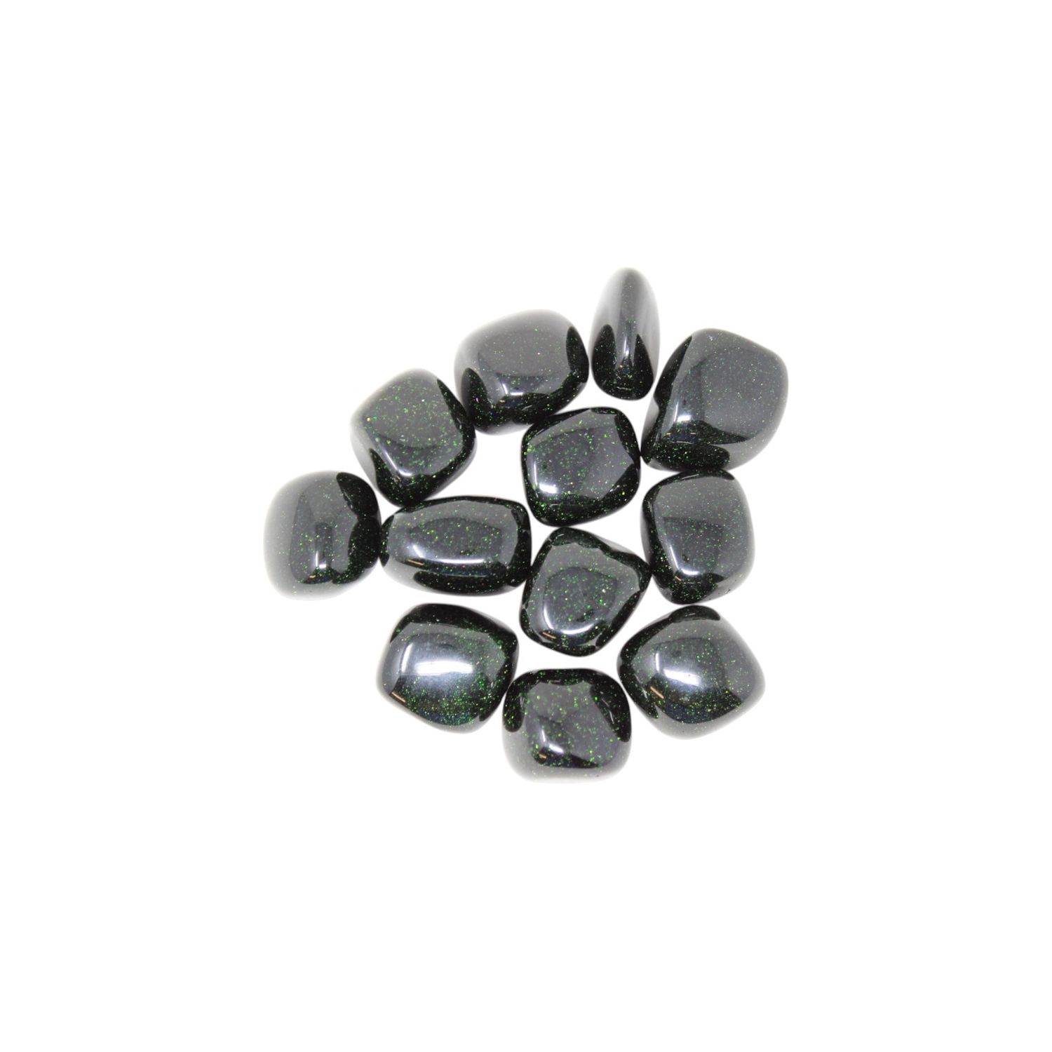 Green Goldstone Tumble
