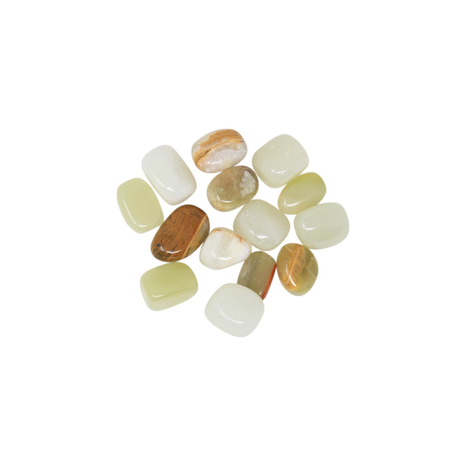 Green Calcite Tumble