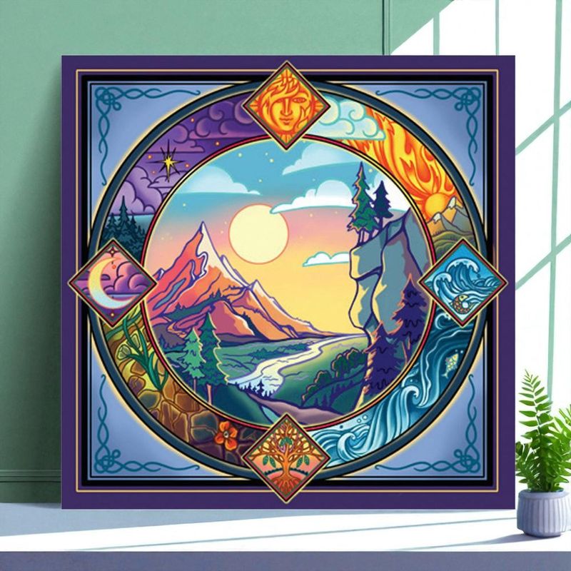 Elements Banner 15x15&quot;