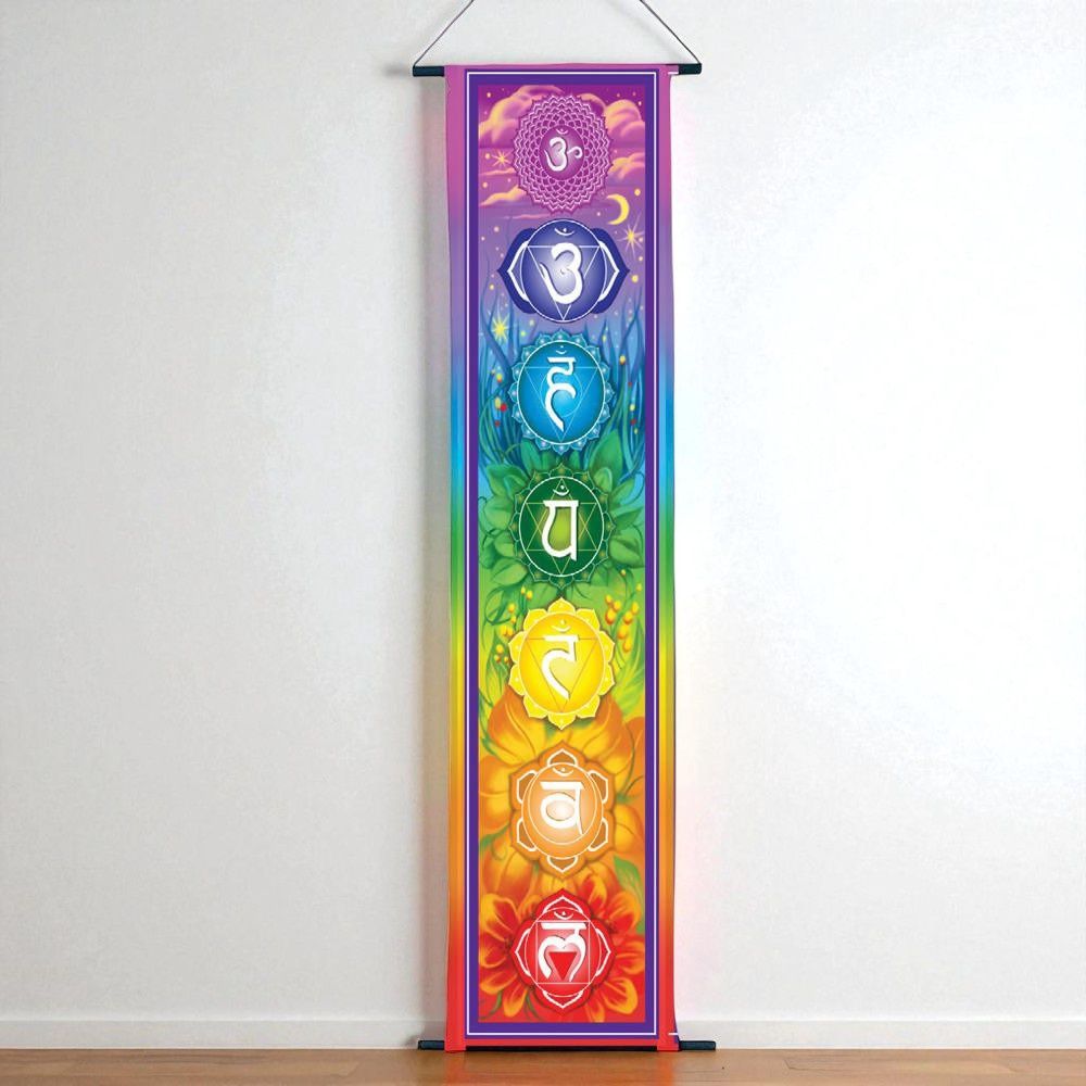 Flower Chakra Banner 12x48&quot;