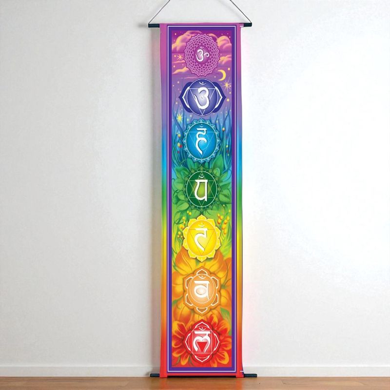 Flower Chakra Banner 6x24&quot;