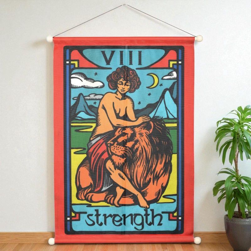 Strength Tarot Banner 12x18&quot;