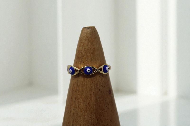 Evil Eye Infinity Ring