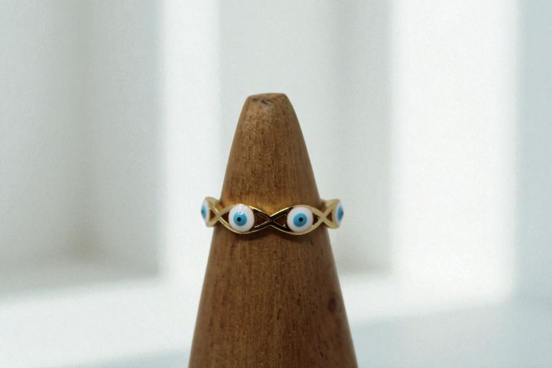 Evil Eye Infinity Ring