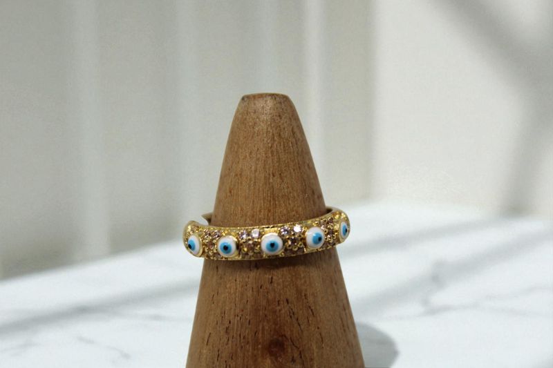 Multi Evil Eye Rhinestone Ring