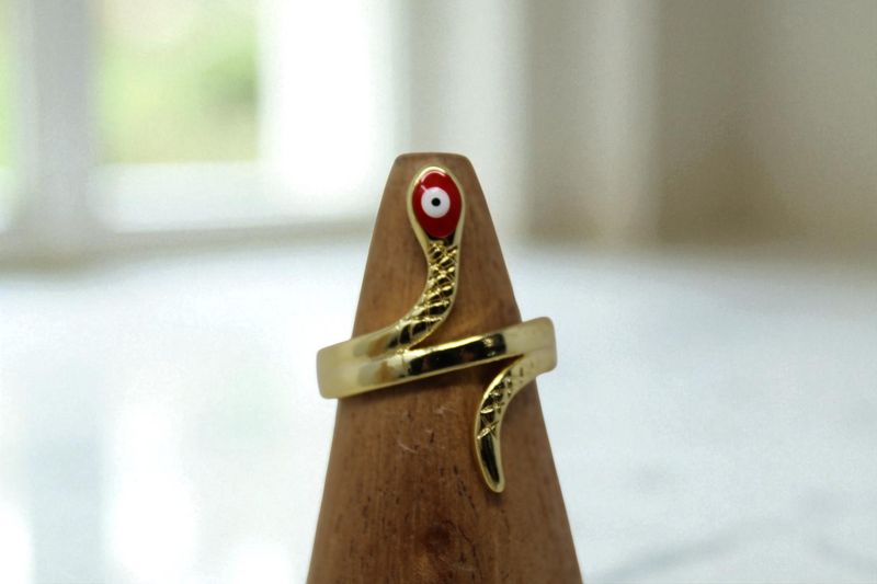 Snake Evil Eye Ring