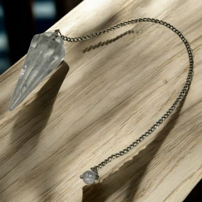 Clear Quartz Crystal Pendulum