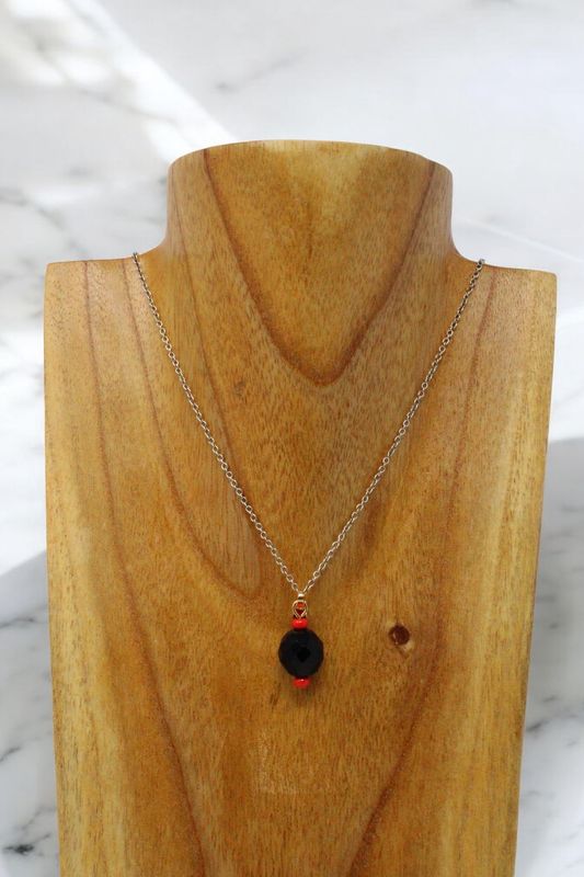 Azabache Pendant Necklace