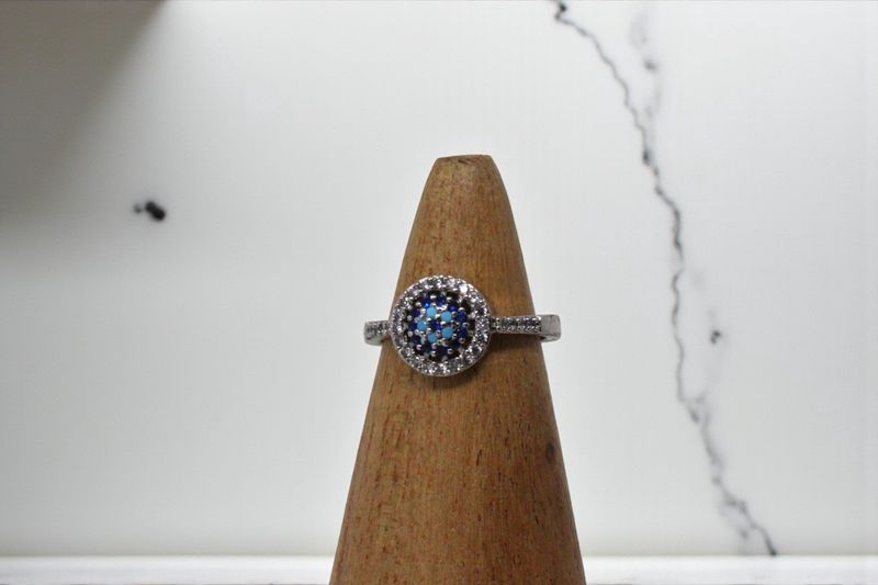 Single Evil Eye Sun Ring