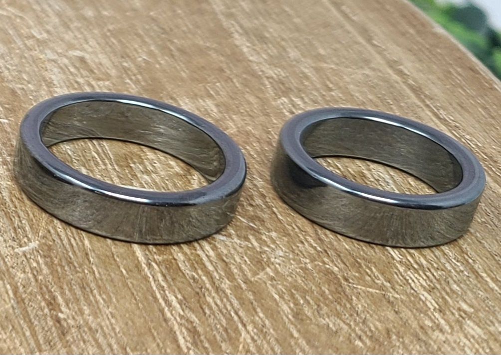 Hematite Ring, Type: Flat