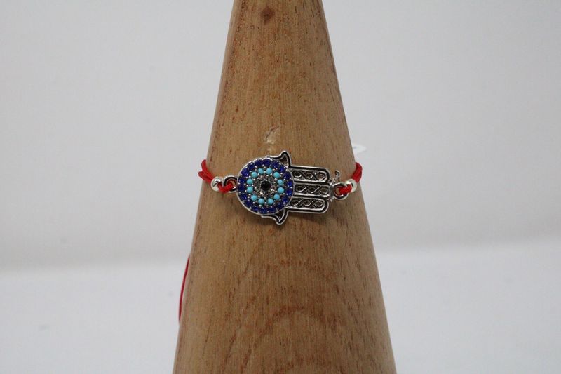 Hamsa Rhinestone Bracelet