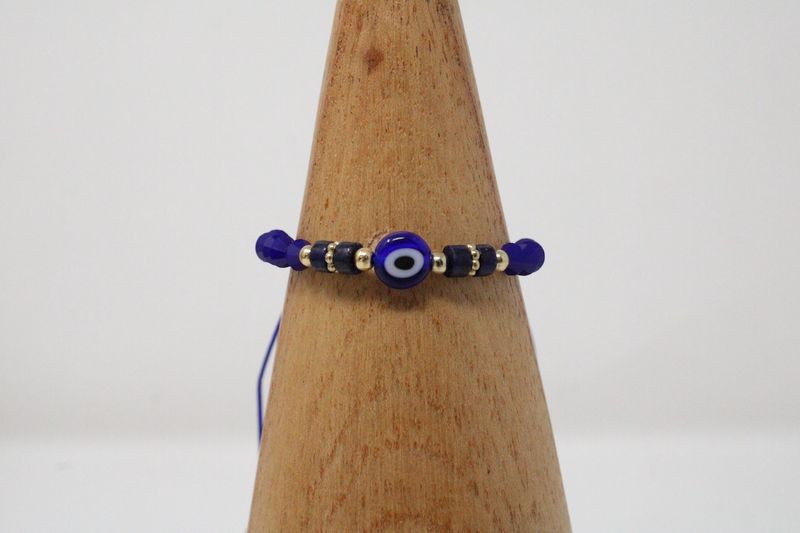 Evil Eye Beaded String Bracelet