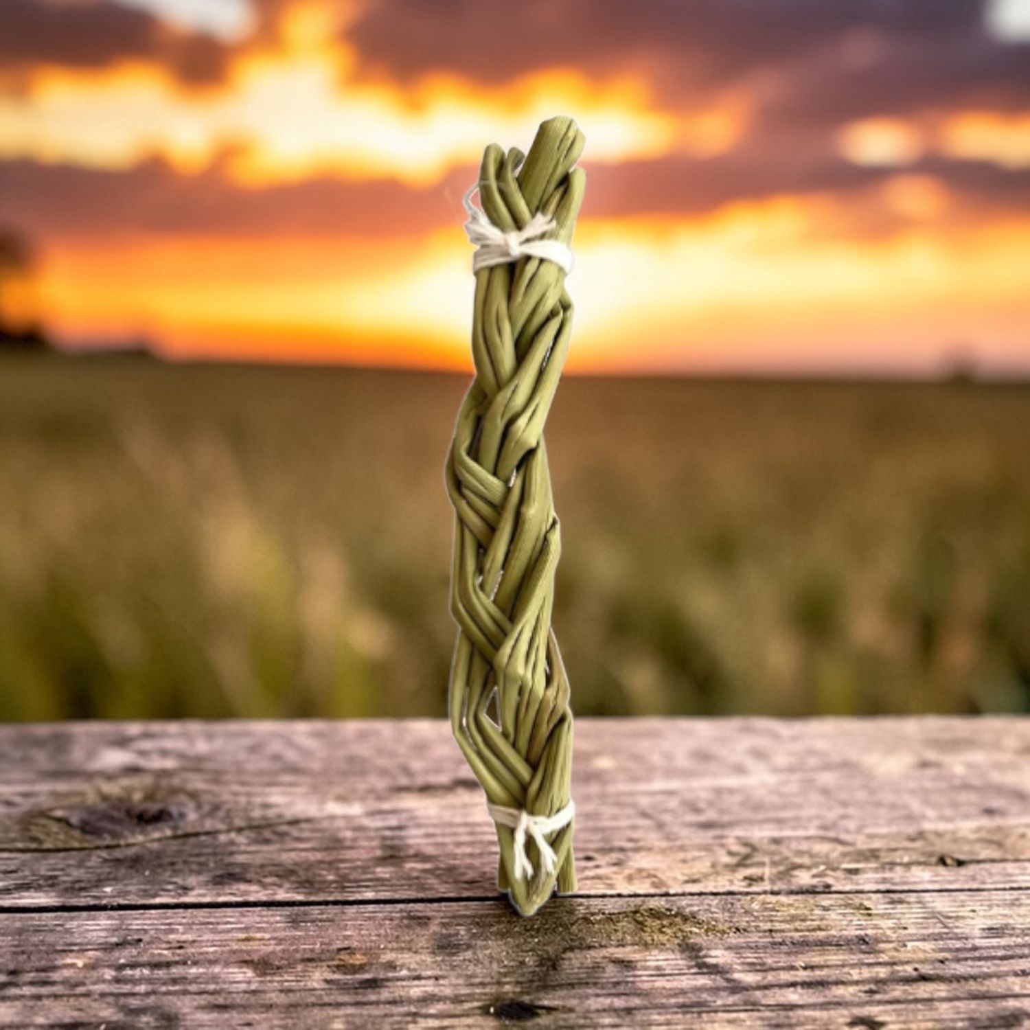 Braided Sweetgrass Smudge