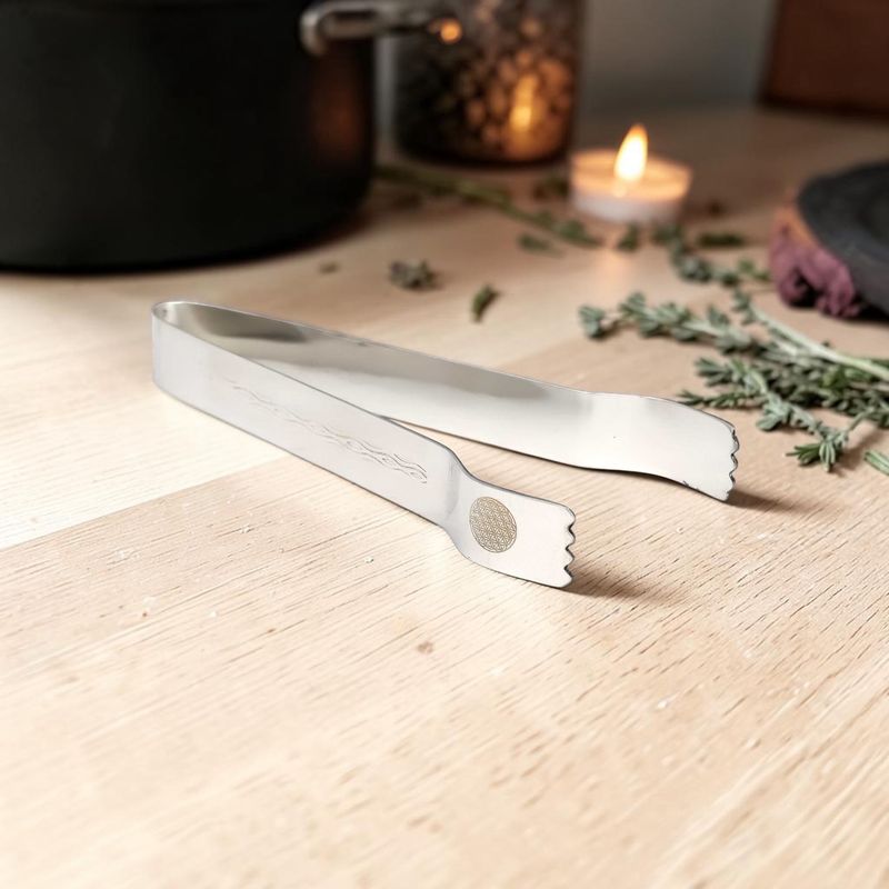 Stainless Steel Tongs 6"