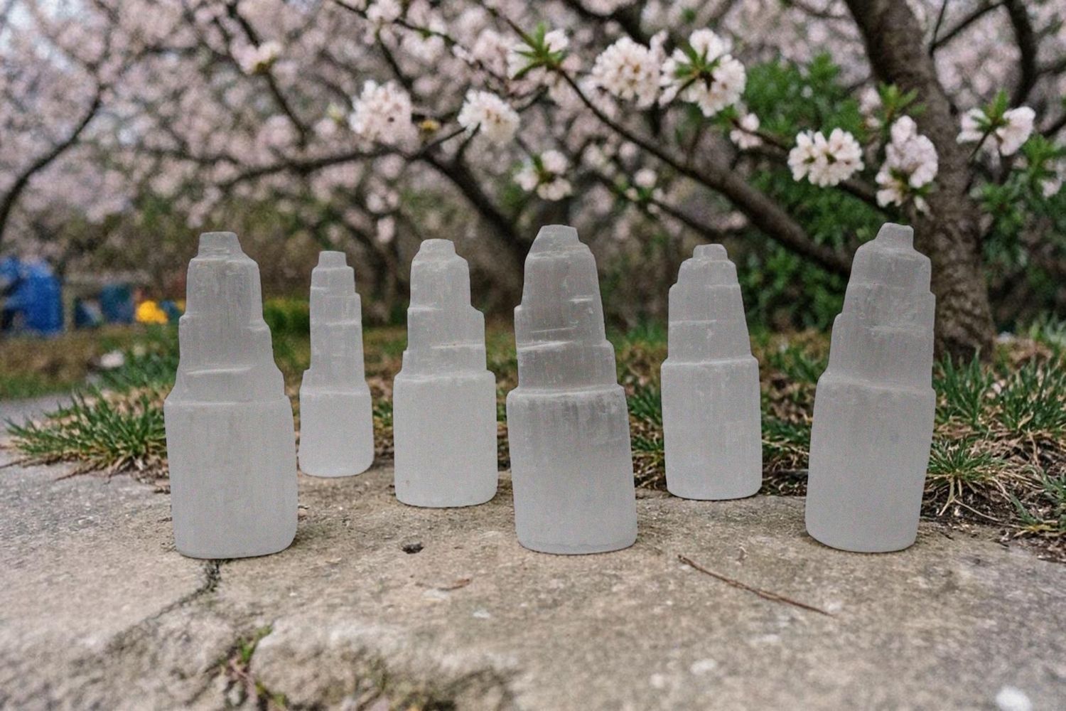 Selenite Tower 4"