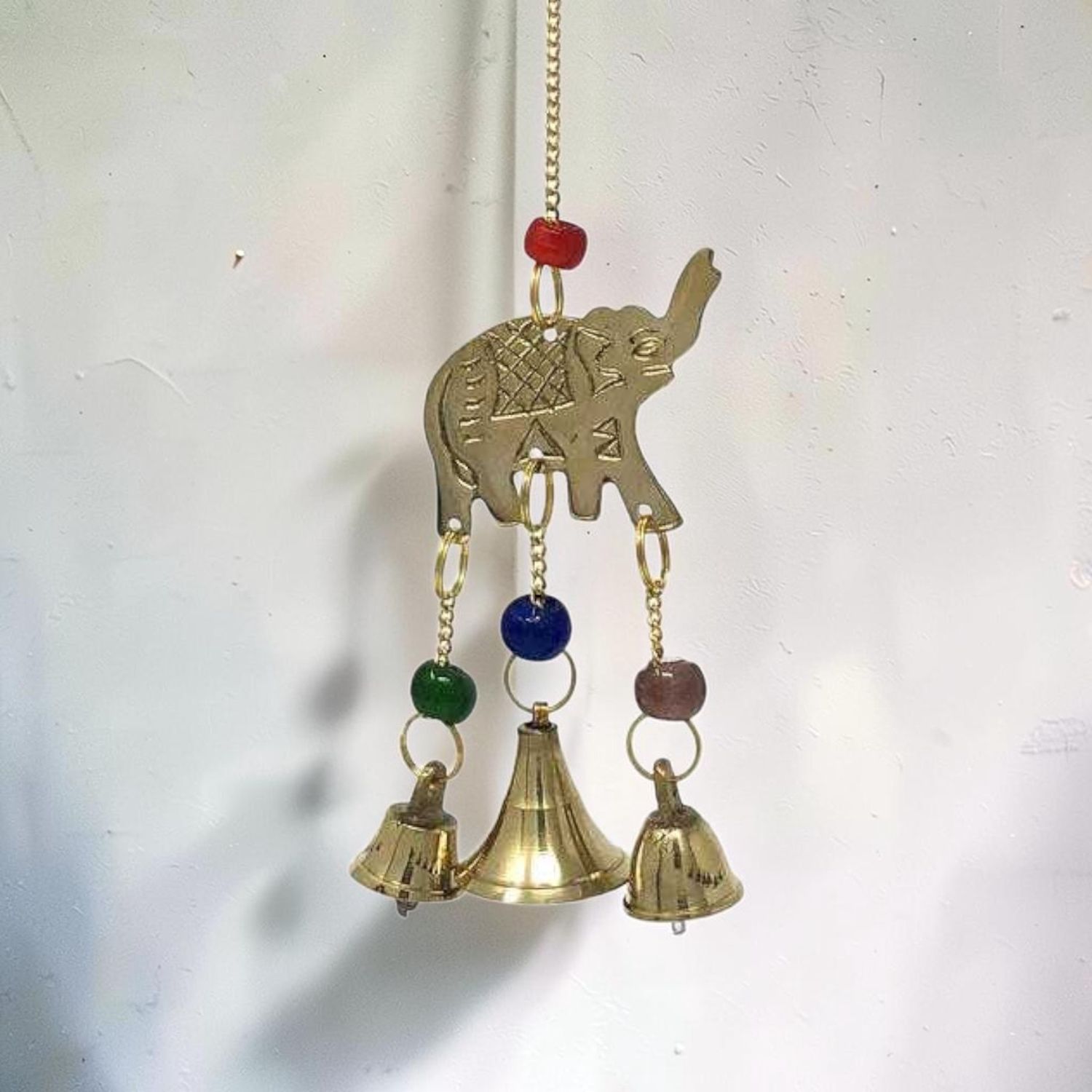 Brass Wind Chime Elephant