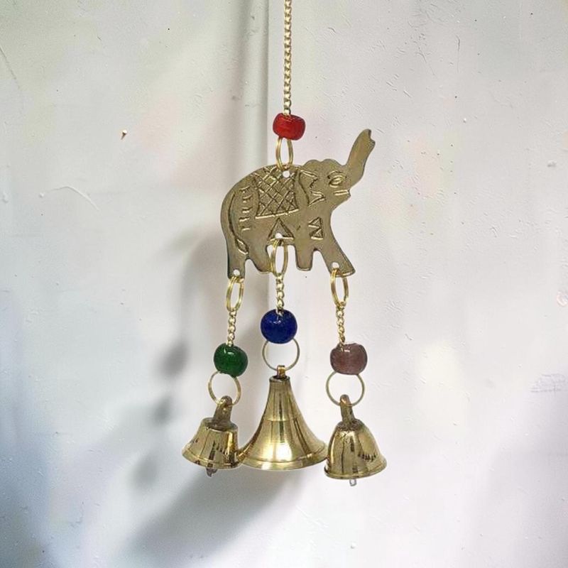 Brass Wind Chime Elephant