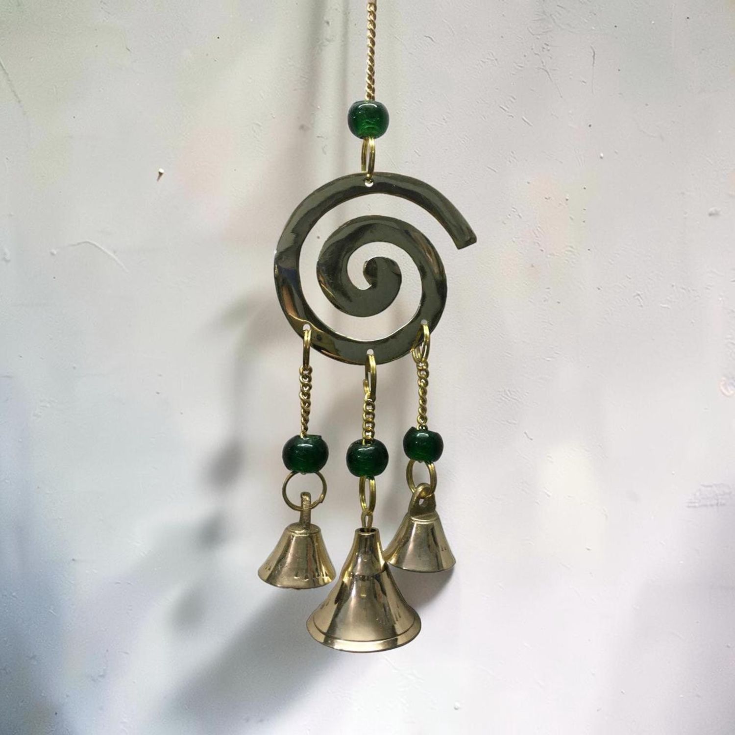 Brass Wind Chime Spiral