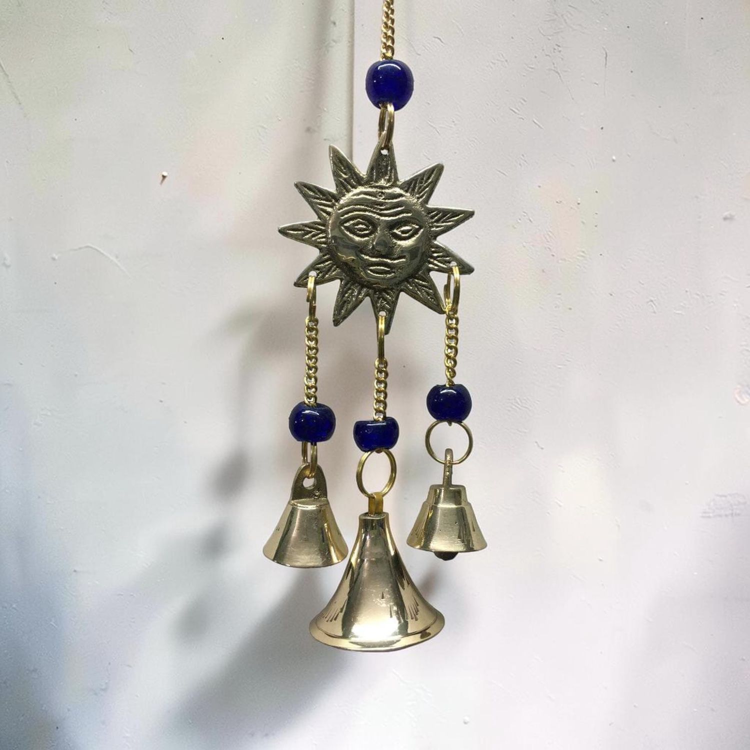 Brass Wind Chime Sun