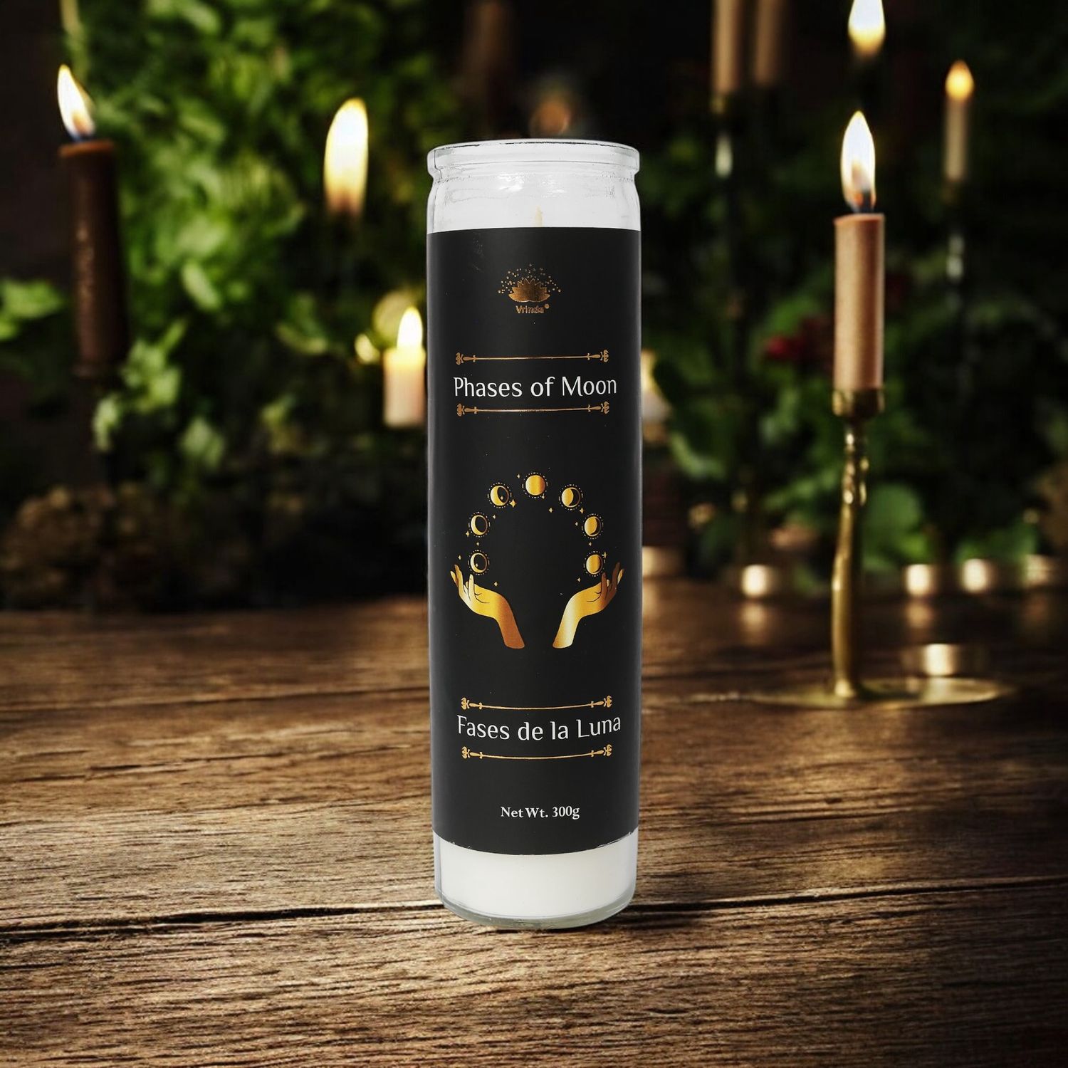 Phases of the Moon 7 Day Candle