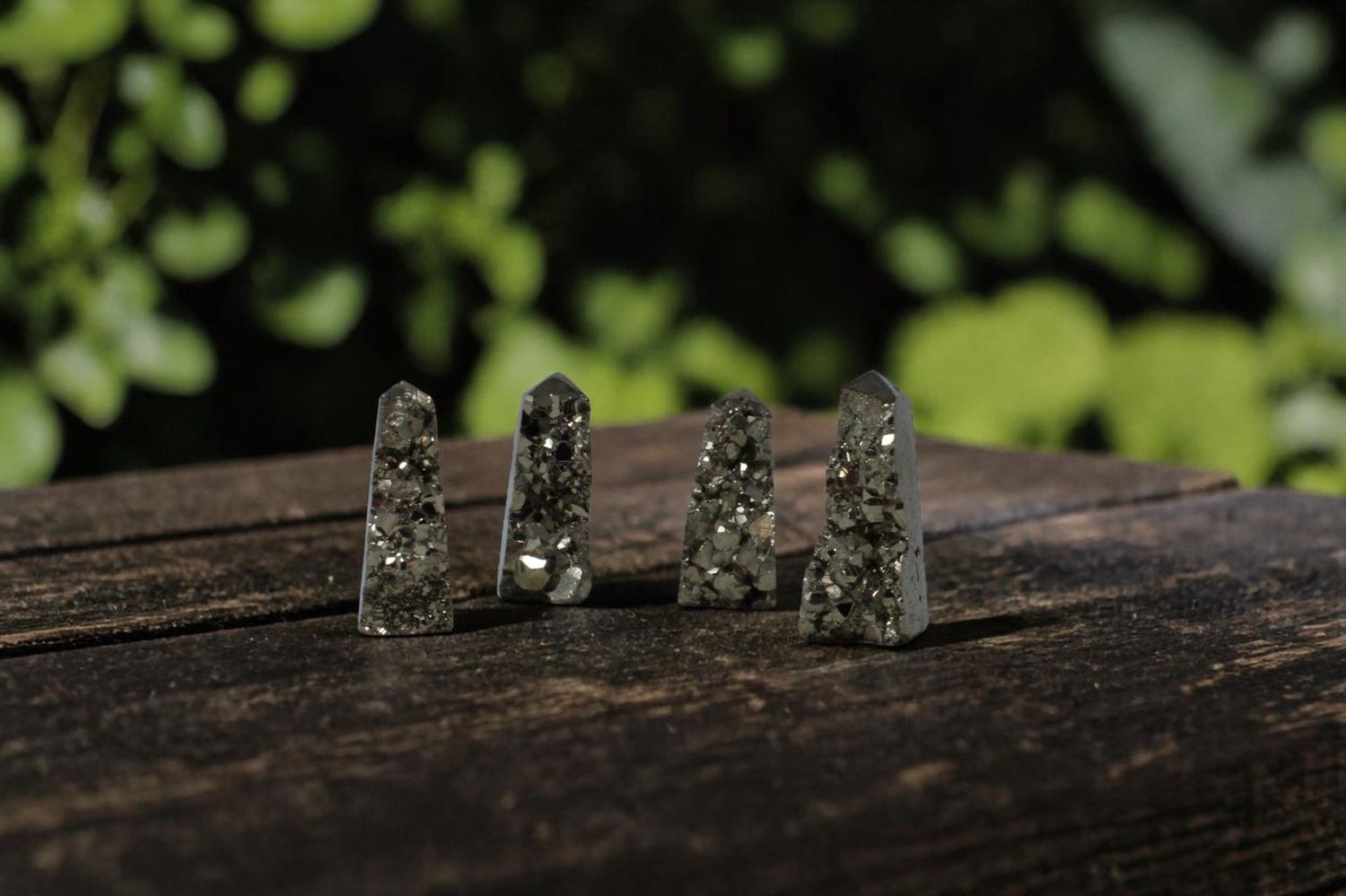 Pyrite Druzy Tower 3"