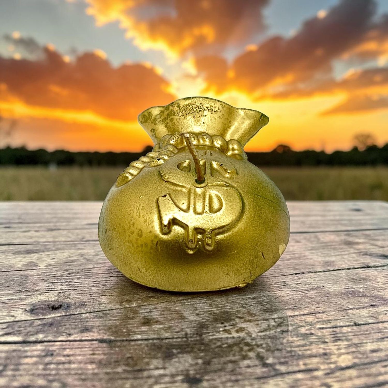Money Bag Candle