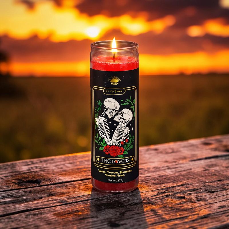 Eternal Lovers Tarot Candle