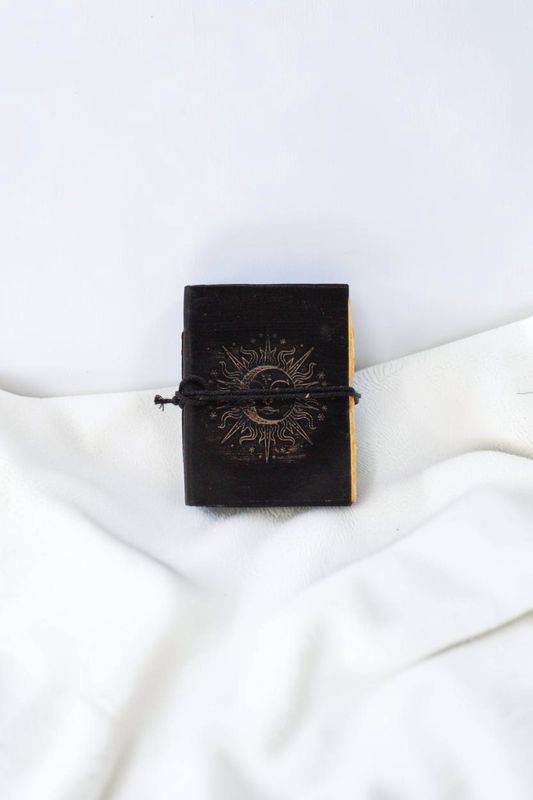 Leather Embossed Journal 3x4"