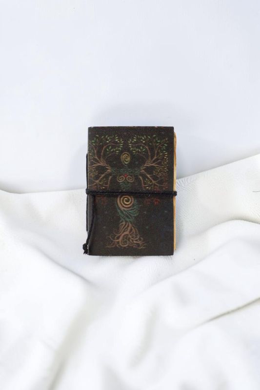 Leather Printed Journal 3x4"