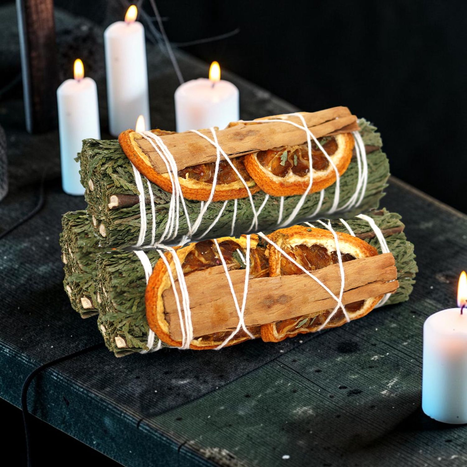 Cedar Orange Cinnamon Smudge