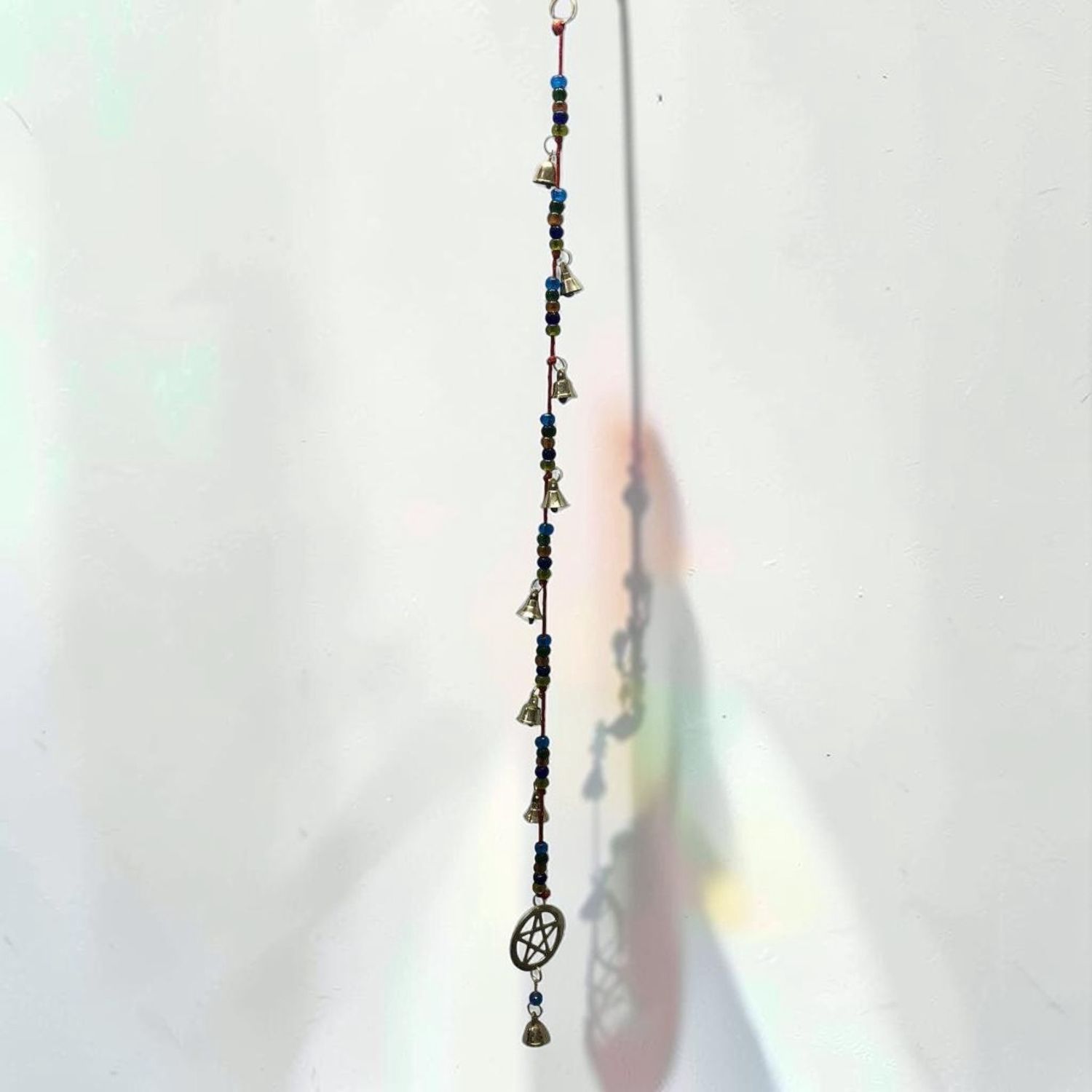 Brass Wind Chime String Pentacle