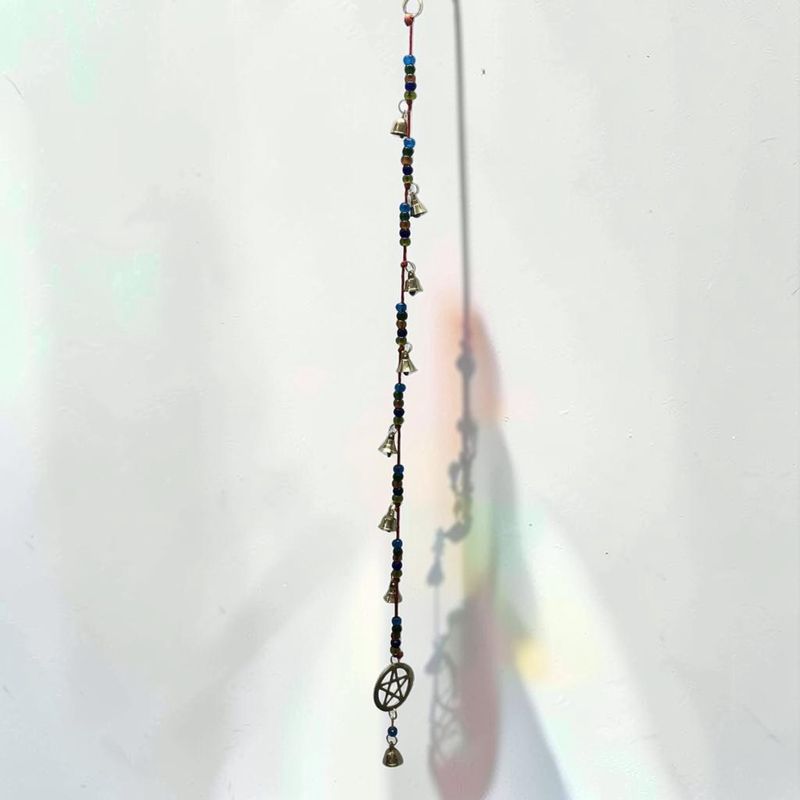 Brass Wind Chime String Pentacle