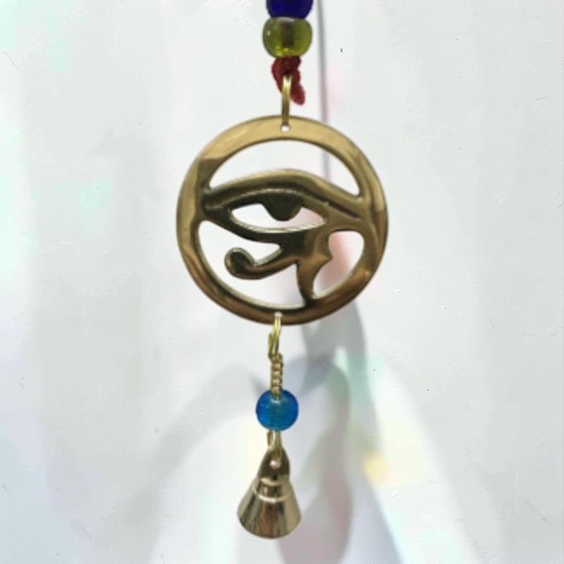 Brass Wind Chime String Horus Eye