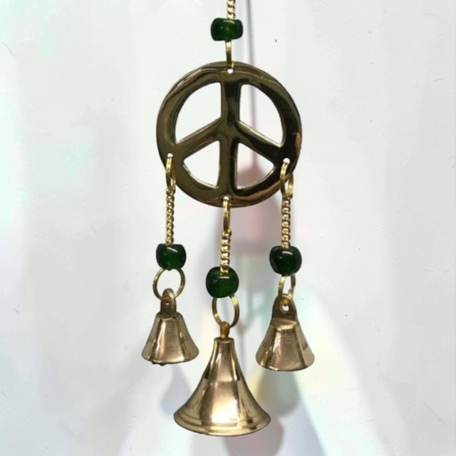 Brass Wind Chime Peace