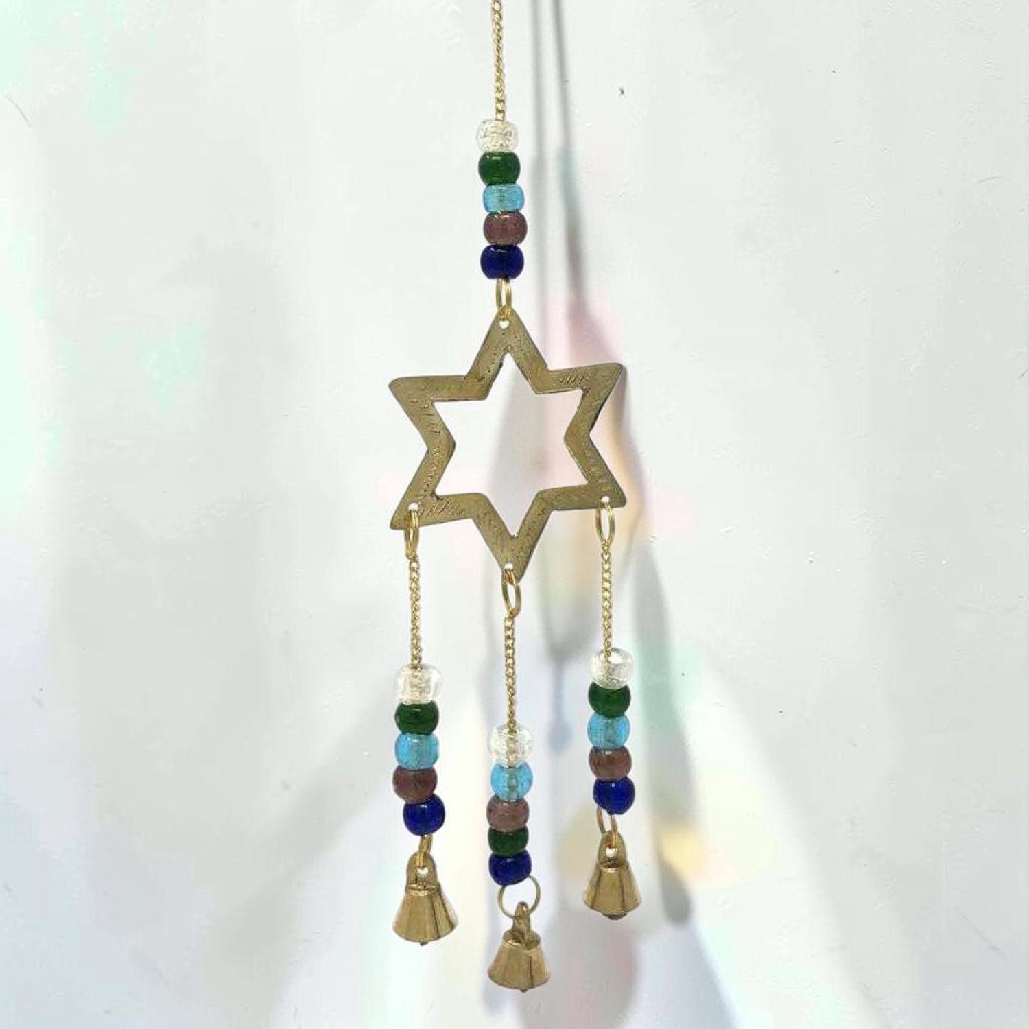 Brass Wind Chime Star