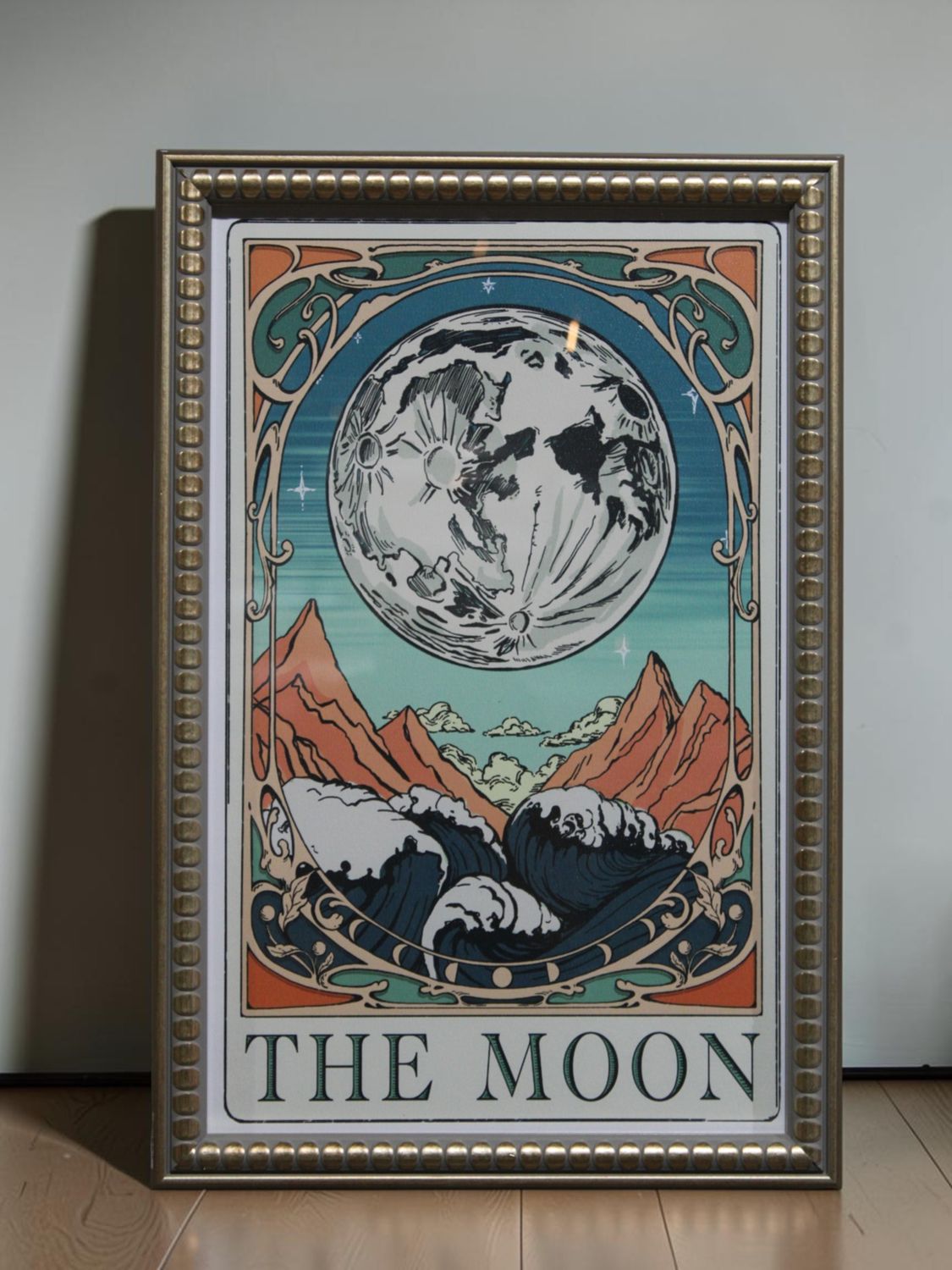 The Moon Frame 18x11"