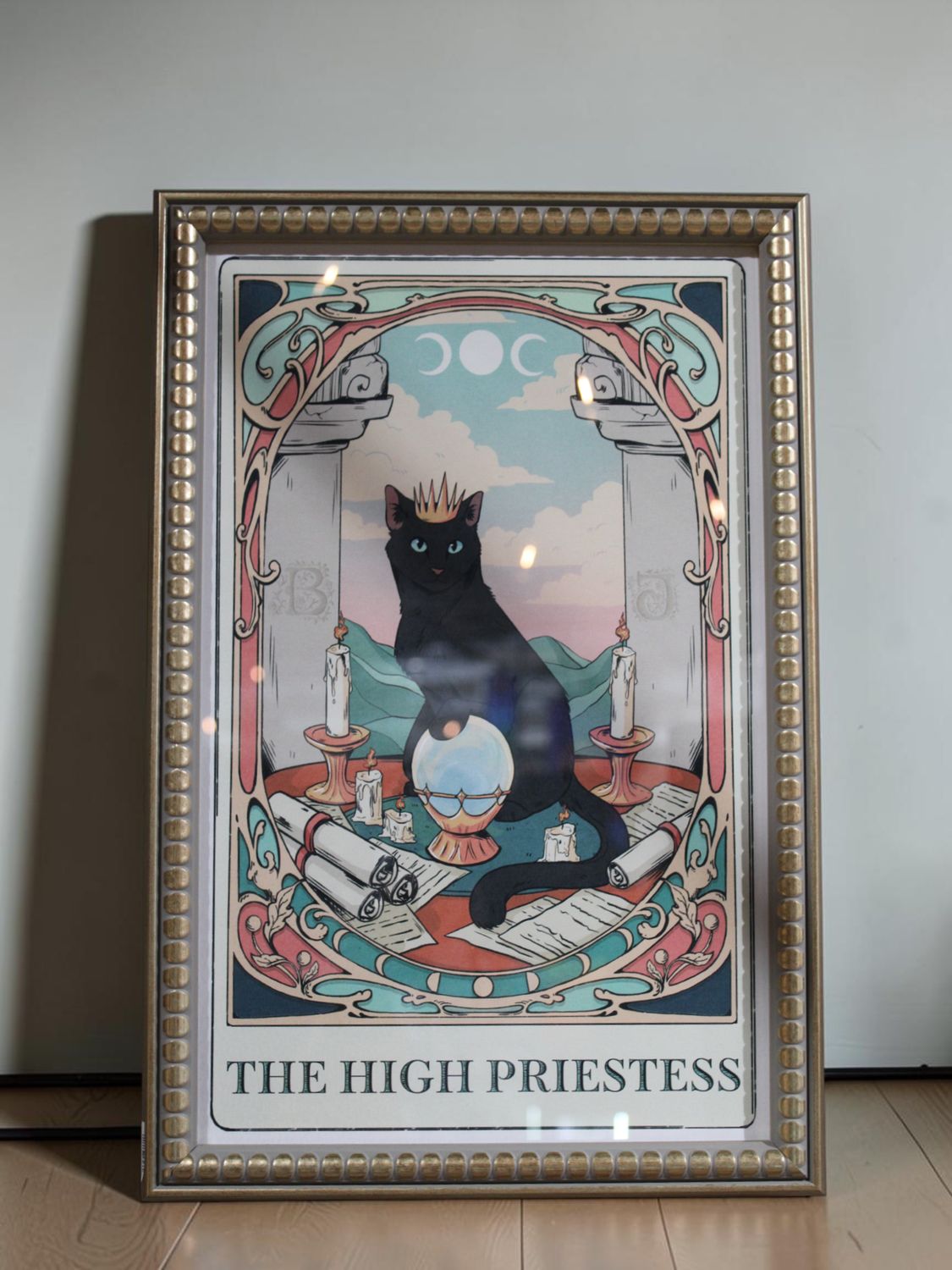 The High Priestess Frame 18x11"