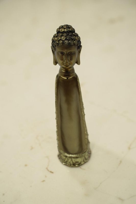 Gold Buddha Head Incense Burner