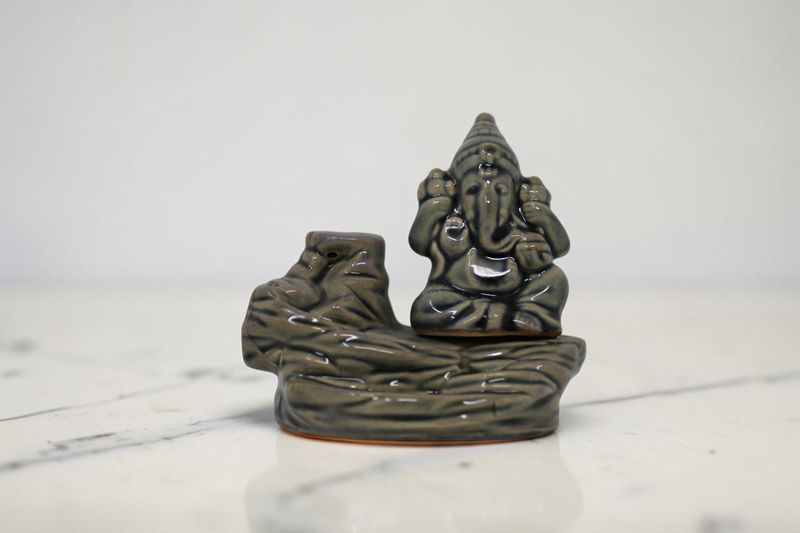 Ceramic Ganesh Backflow Burner