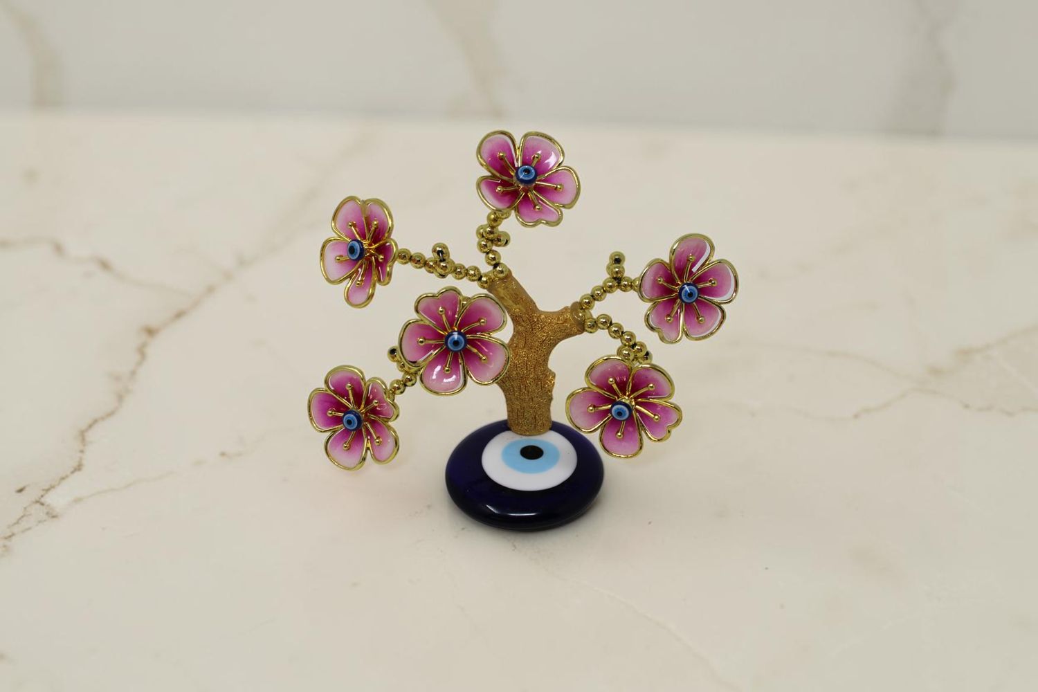 Pink Evil Eye Tree 4.5"