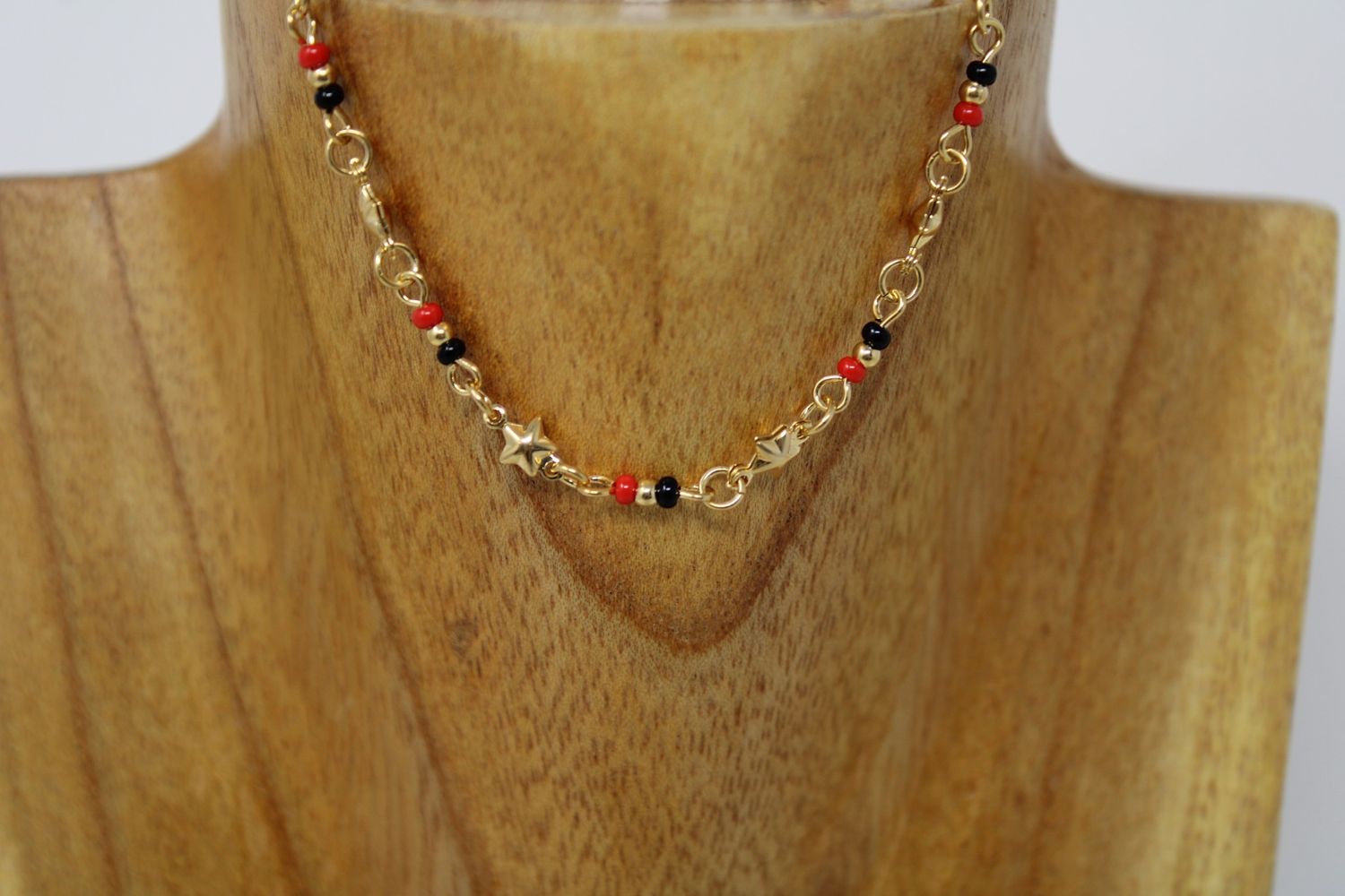 Azabache + Stars Bracelet
