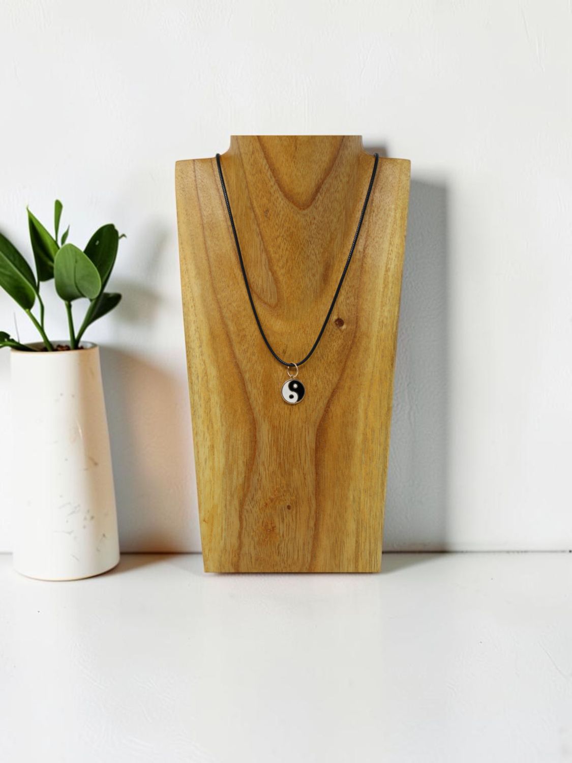 Ying &amp; Yang Enamel Pendant