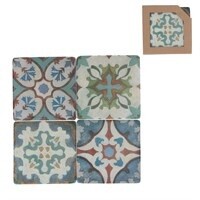 Mosaic Design Resin Coaster, Design: Assorted