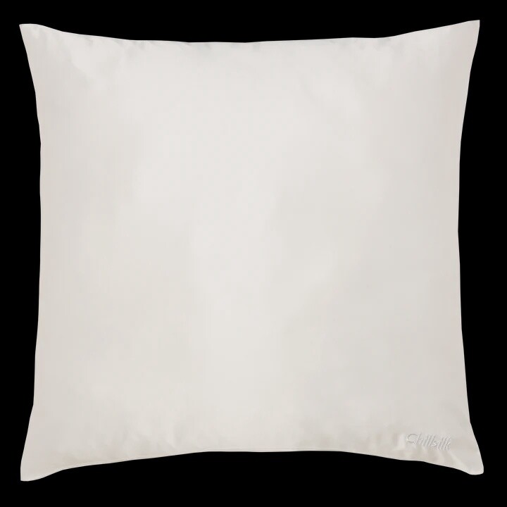 Mulberry Silk Pillowcase, Colour: White, Size: 65x65cm