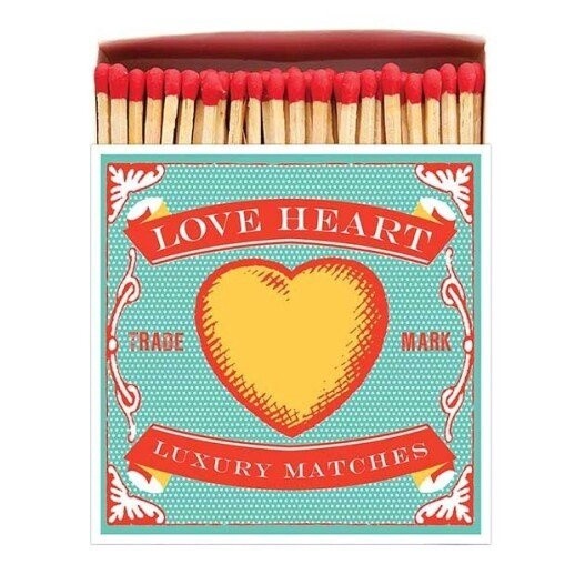 Love Heart Match Box
