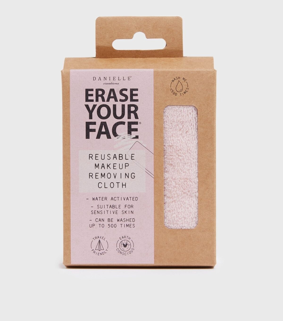 Erase Your Face Make Up Removing Cloth, Colour: Pink
