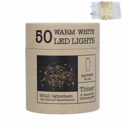 50 Warm White LED Lights